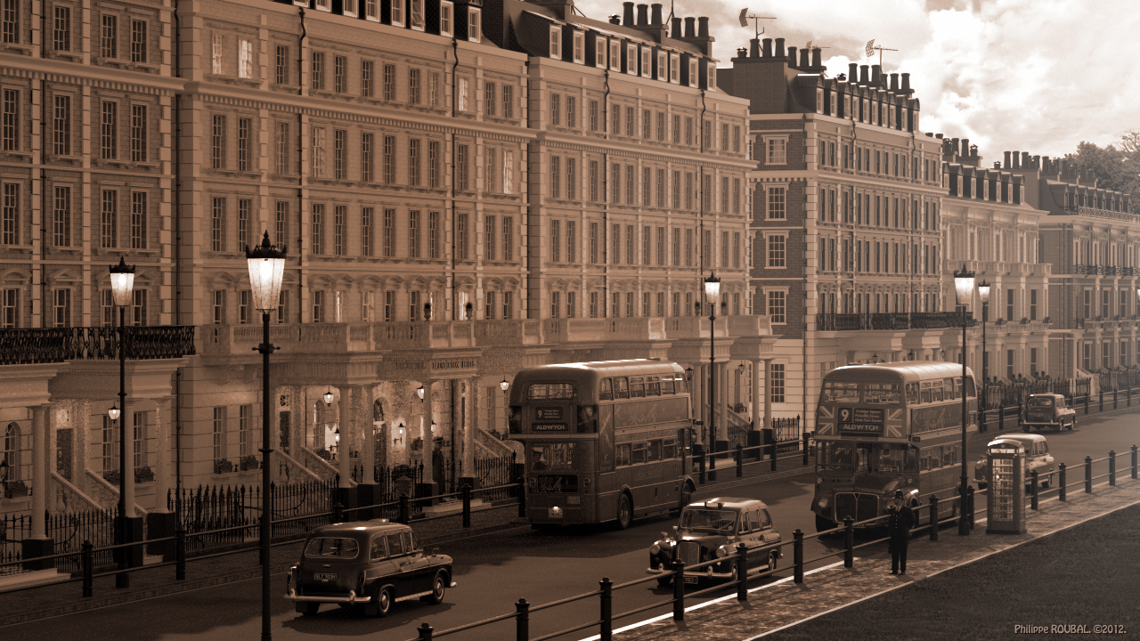 London scene around 1970