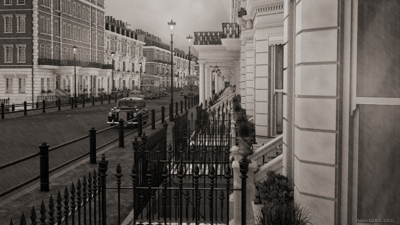 London scene around 1970